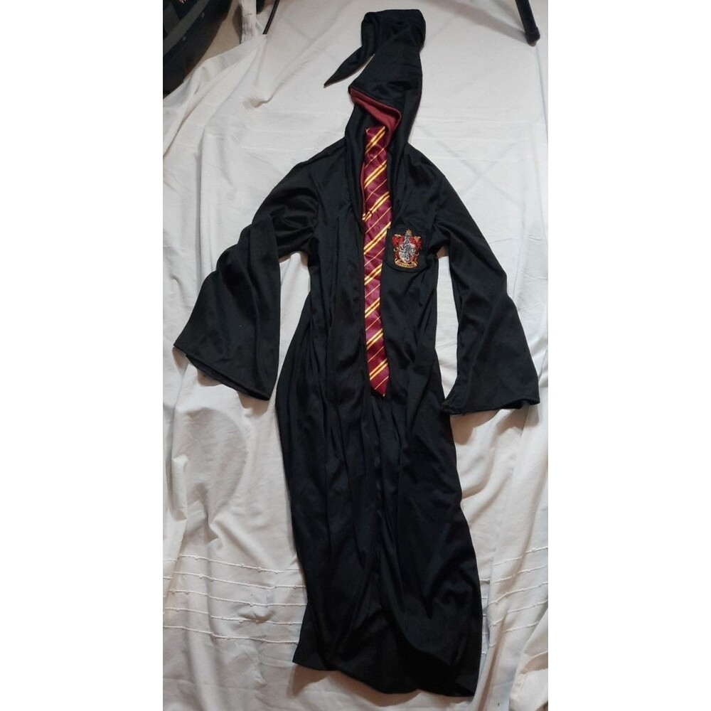 Harry Potter kids Cloak And Tie Gryffindor Halloween Costume, Large